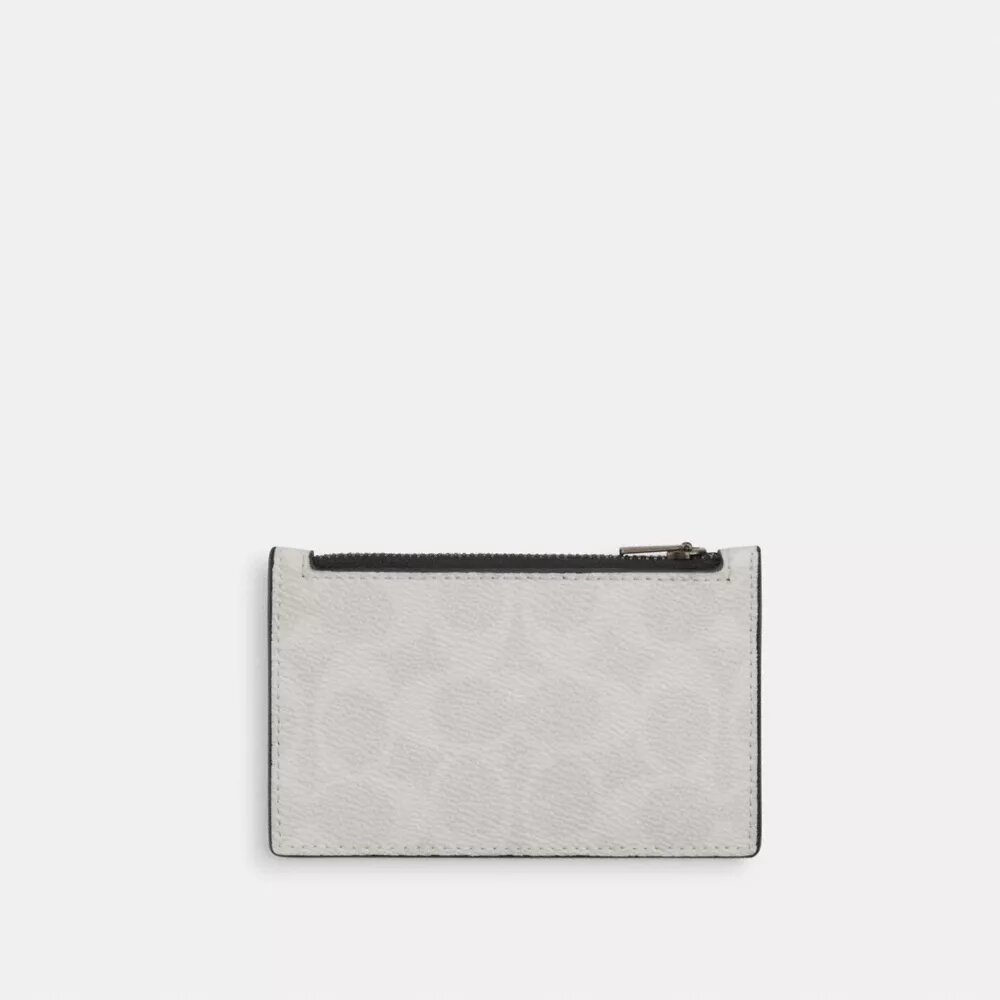 Zip Card Case in Signature Canvas
