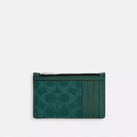 Zip Card Case in Signature Canvas