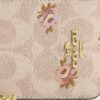 Zip Card Case in Signature Canvas with Floral Print