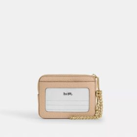 Zip Card Case in Signature Leather
