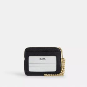 Zip Card Case in Signature Leather