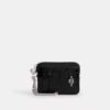 Zip Card Case in Signature Leather with Heart Charm