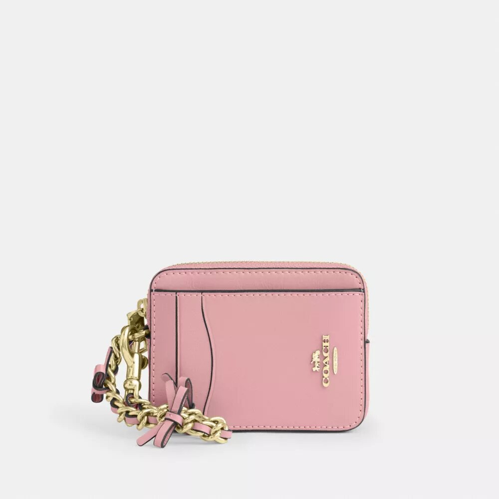Zip Card Case with Bows