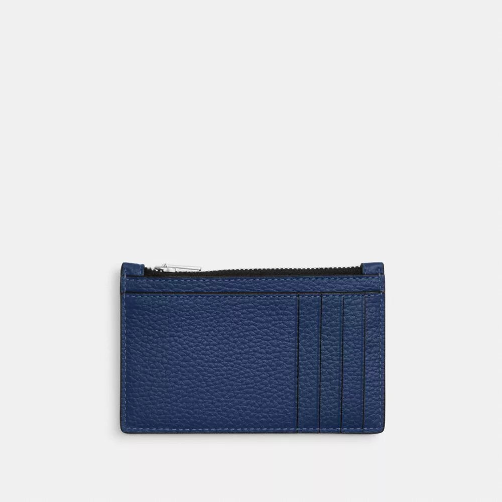 Zip Card Case with Car Print