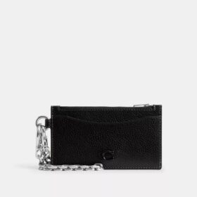 Zip Card Case with Chain