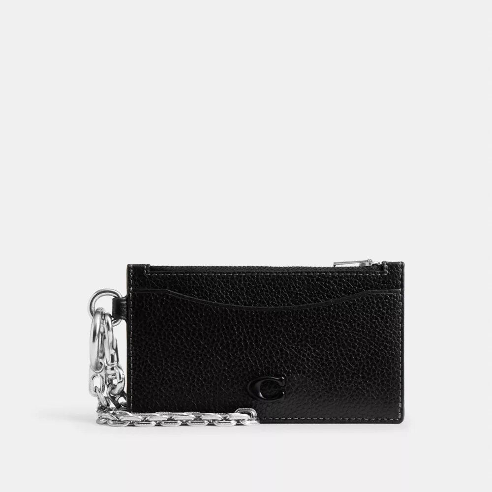 Zip Card Case with Chain