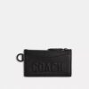 Zip Card Case with Coach Graphic