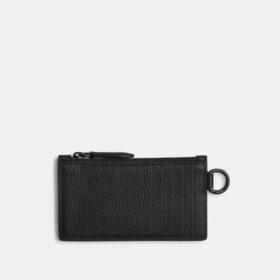Zip Card Case with Coach Graphic