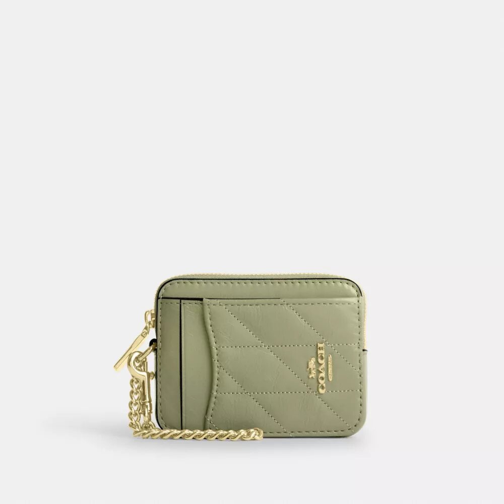 Zip Card Case with Quilting