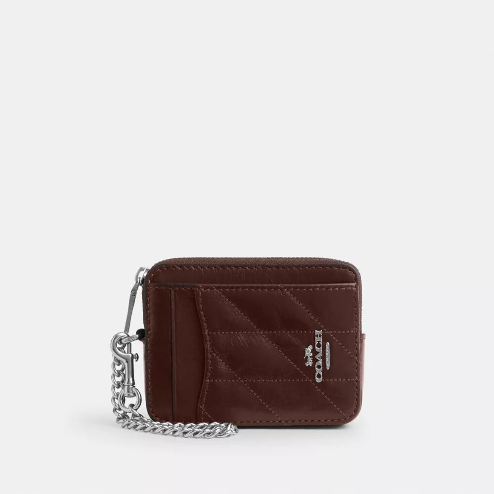 Zip Card Case with Quilting
